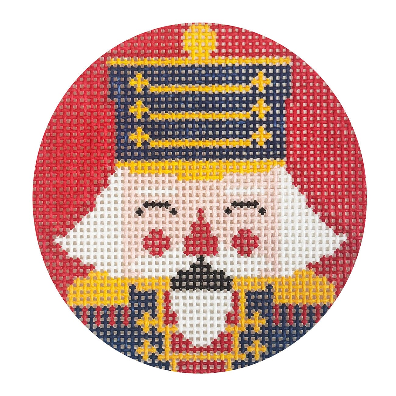 Nutcracker Darcy Round Painted Canvas Love MHB Studio
