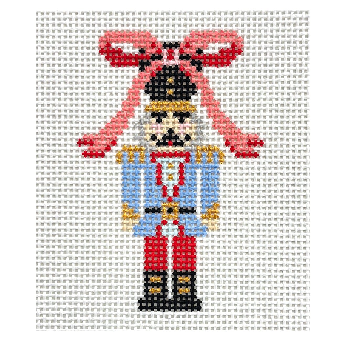 Nutcracker with Bow Painted Canvas Morgan Julia Designs - 1