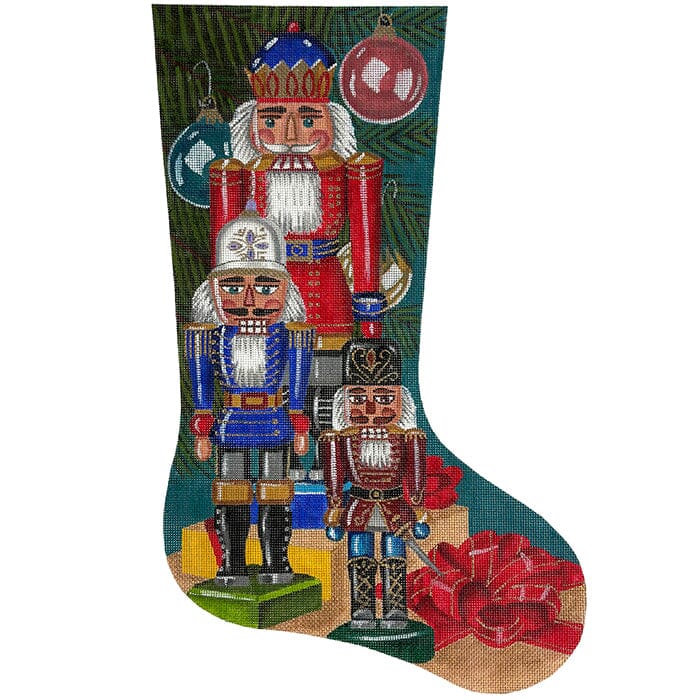 Nutcracker/Packages Stocking 13 Mesh TTR Victoria Whitson Needlepoint - 1