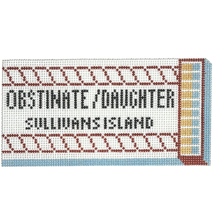 Obstinate Daughter Matchbox Ornament Painted Canvas Spruce Street Studio