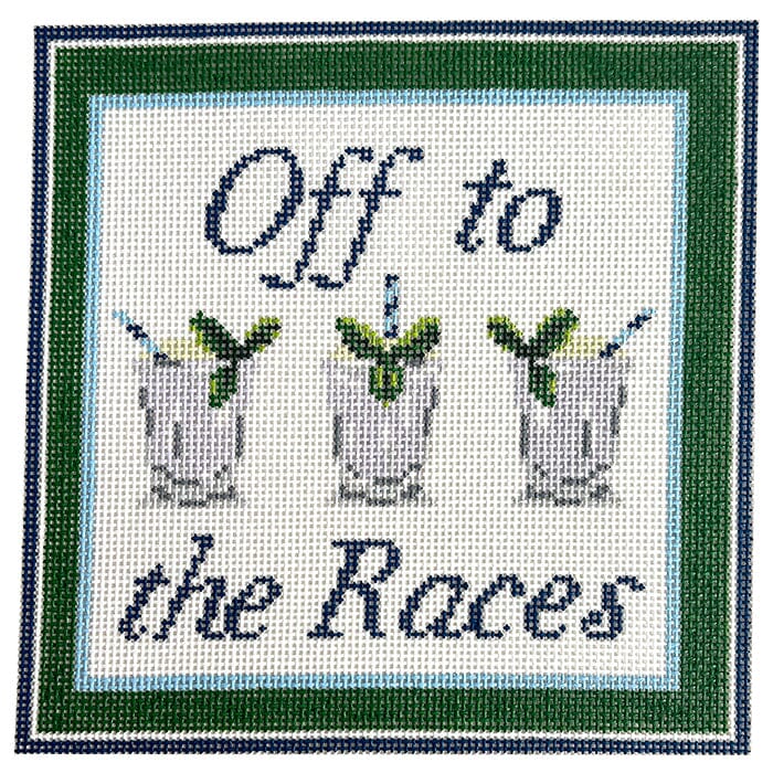 Off to the Races Painted Canvas Ann Kaye Studio - 1
