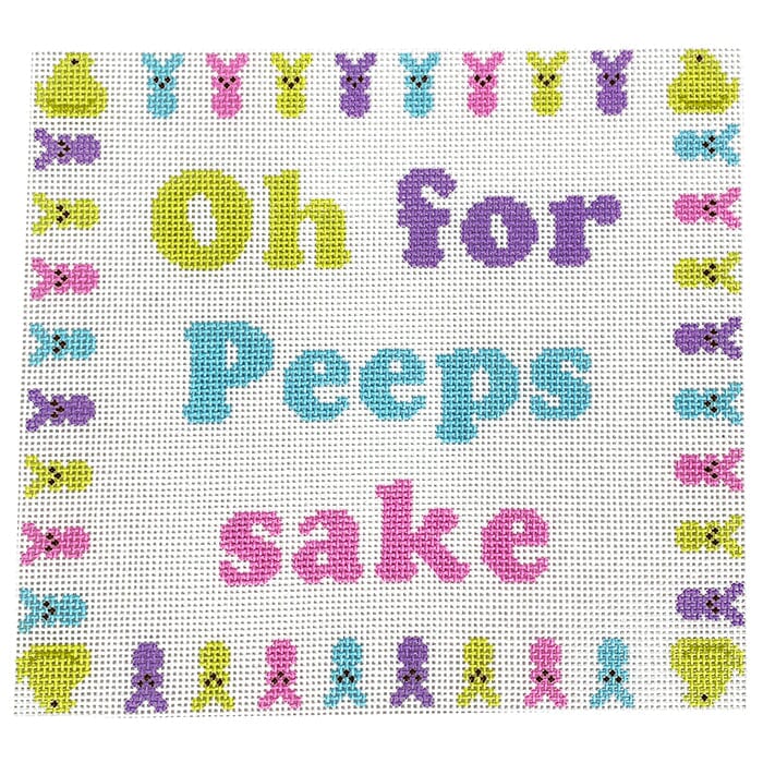 Oh For Peeps Sake Painted Canvas Lauren Bloch Designs - 1