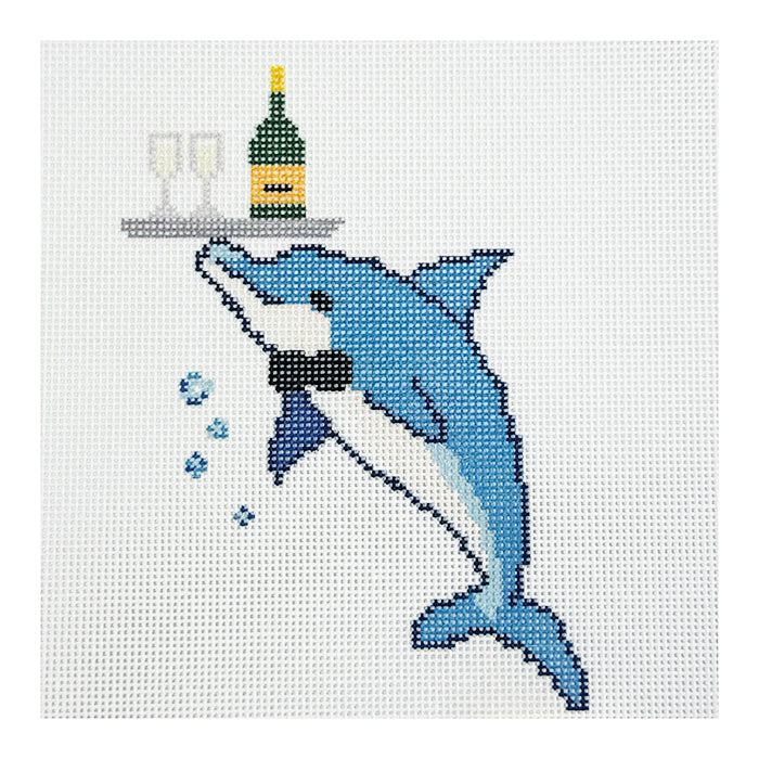 Dolphin Serving Champagne - 1