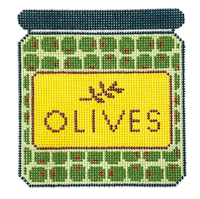 Olive Jar Painted Canvas Coco Frank Studio - 1