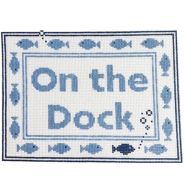 On The Dock Painted Canvas Ann Kaye Studio - 1