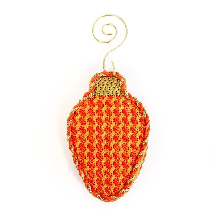 Orange Lightbulb Kit Kits Needlepoint.Com