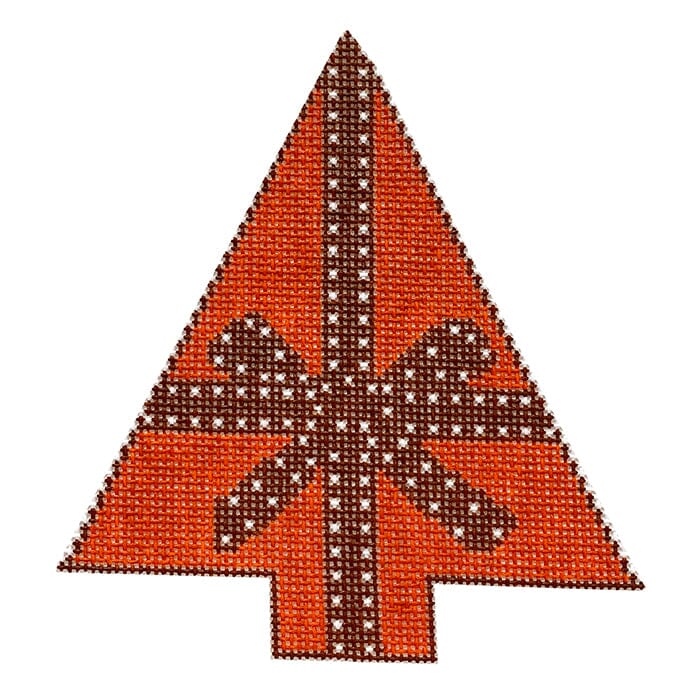 Orange Tree with Bow Painted Canvas Judy Tasch - 1