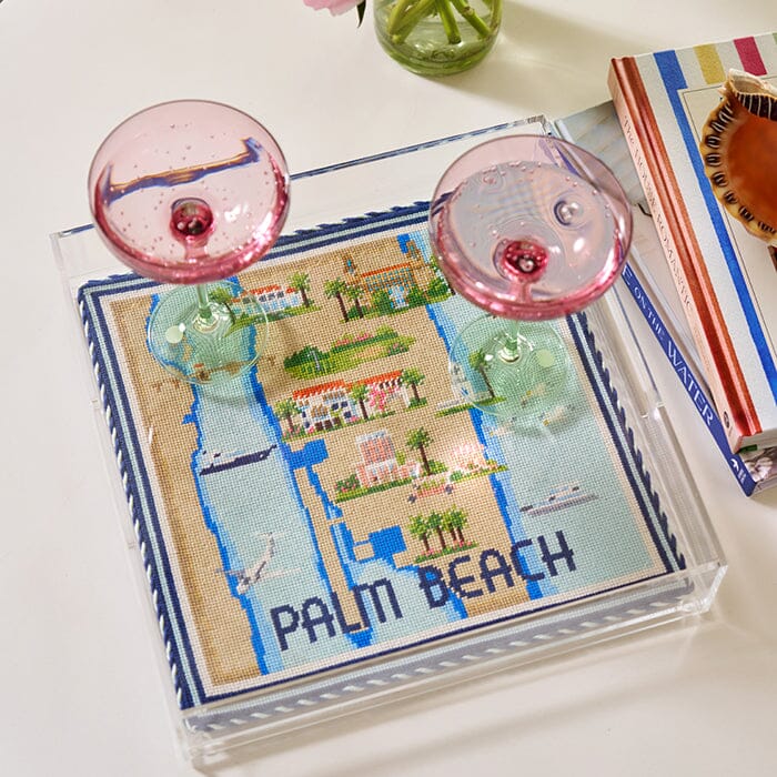 Palm Beach Map on 18 Kit Kit Needlepoint To Go