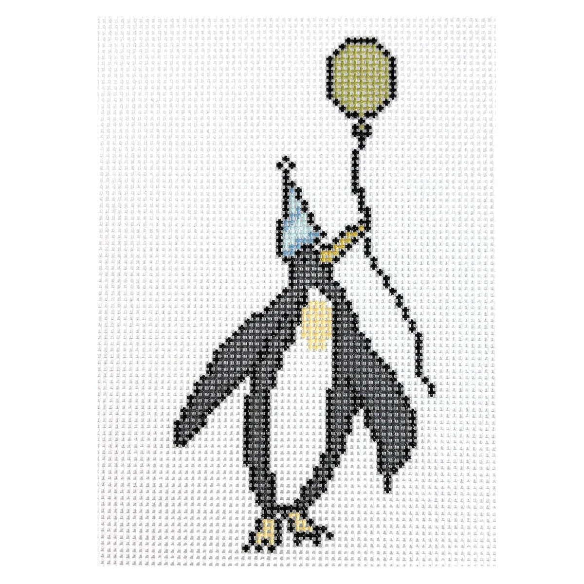 Party Penguin on 13 Painted Canvas Penny & Penny and Company - 1