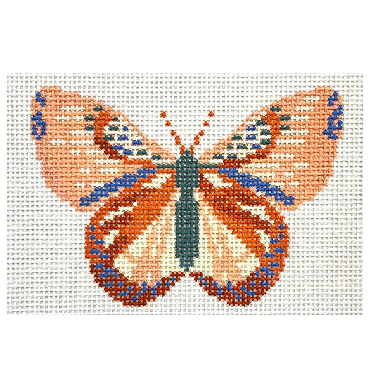 Pastel Butterfly Painted Canvas Arden Gray Co. - 1