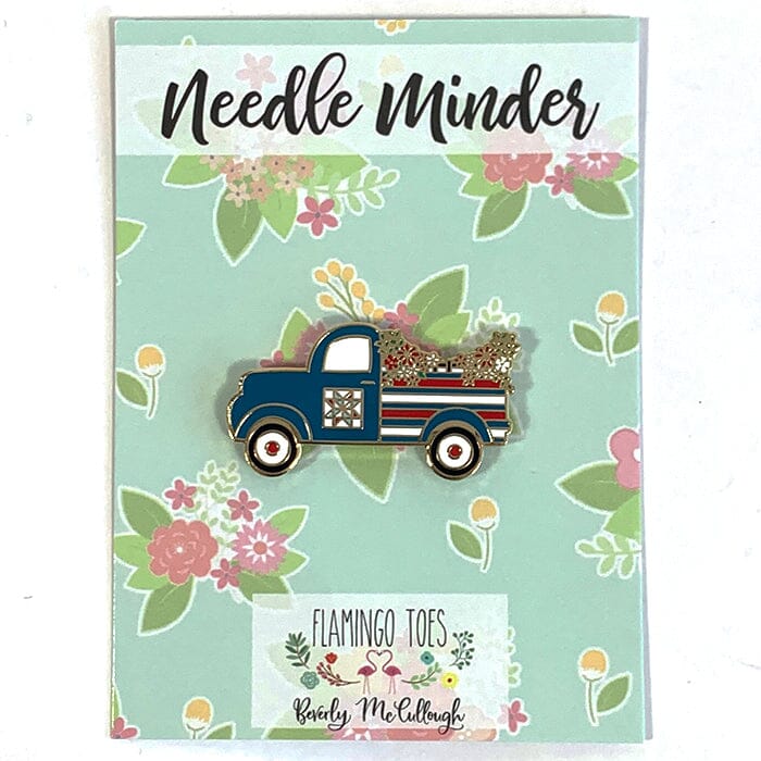 Patriotic Truck Floral Needleminder Accessories Flamingo Toes - 1