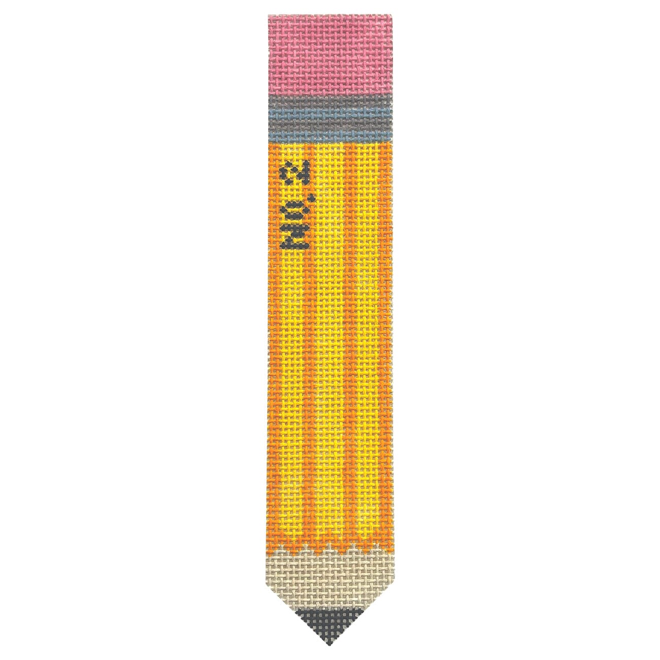 Pencil Bookmark Painted Canvas The Painted Stitch - 1