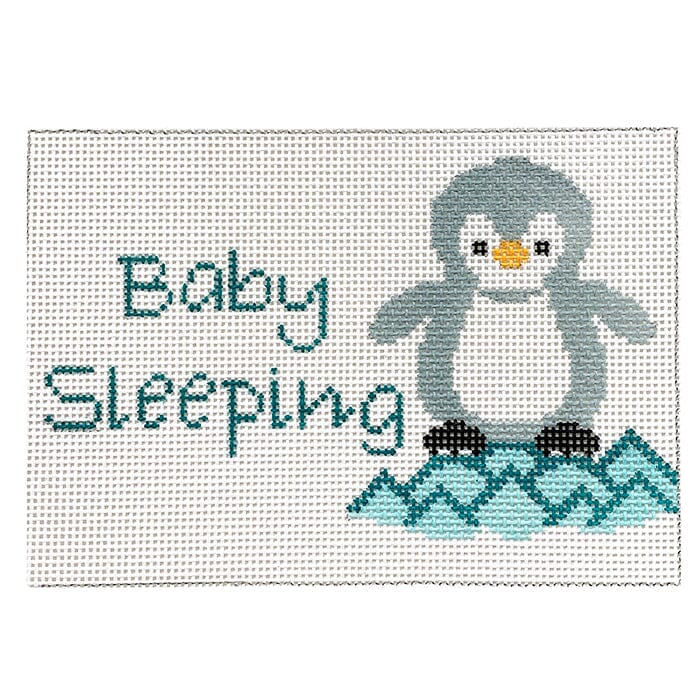 Penguin Baby Sleeping Painted Canvas J. Child Designs - 1