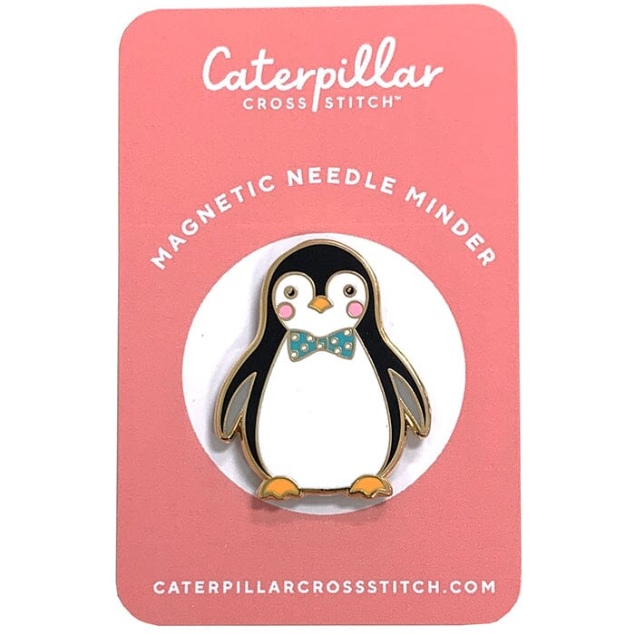 Penguin Enamel Needleminder Caterpillar Cross - 1