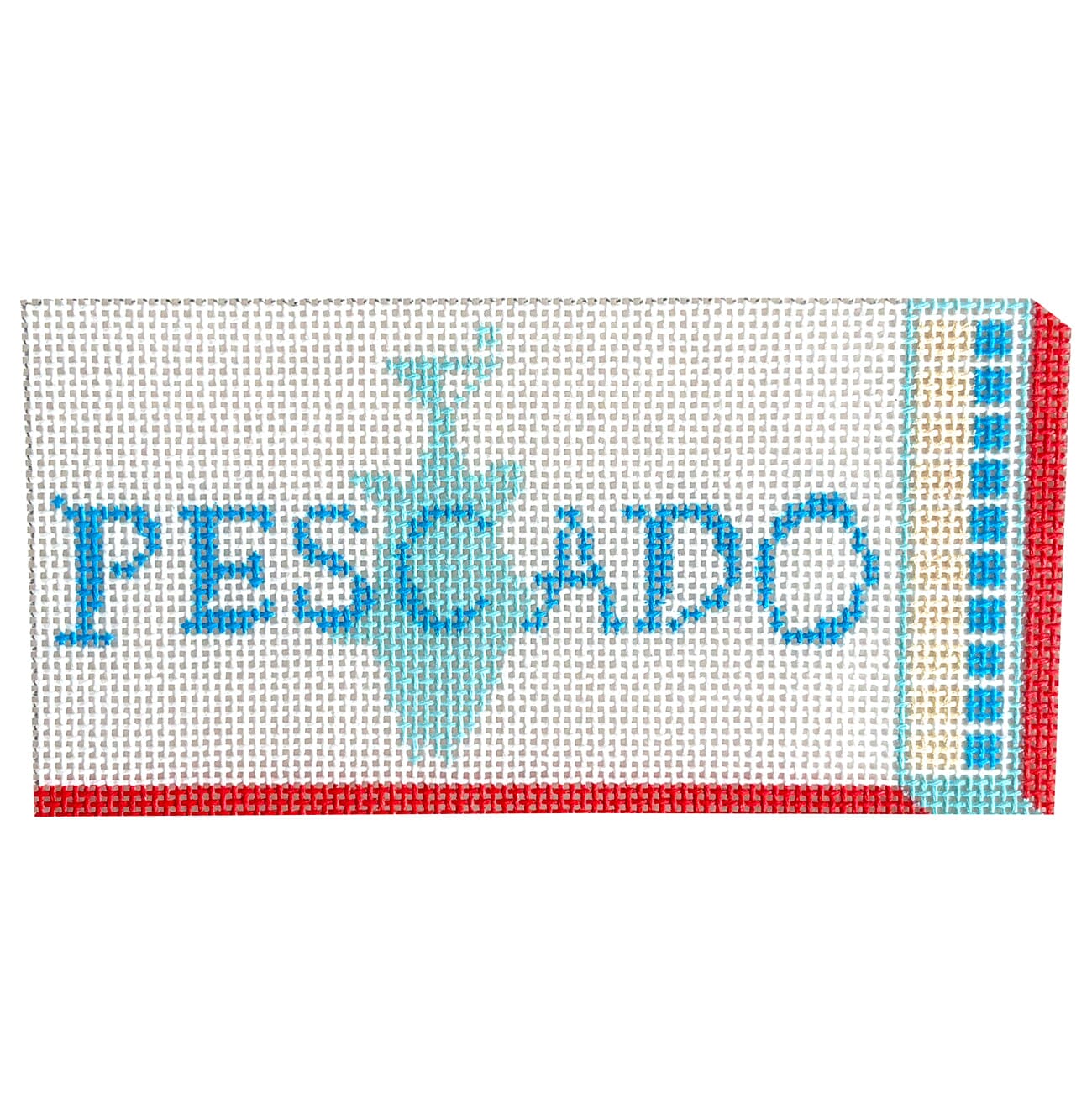 Pescado Matchbox Ornament Painted Canvas Spruce Street Studio