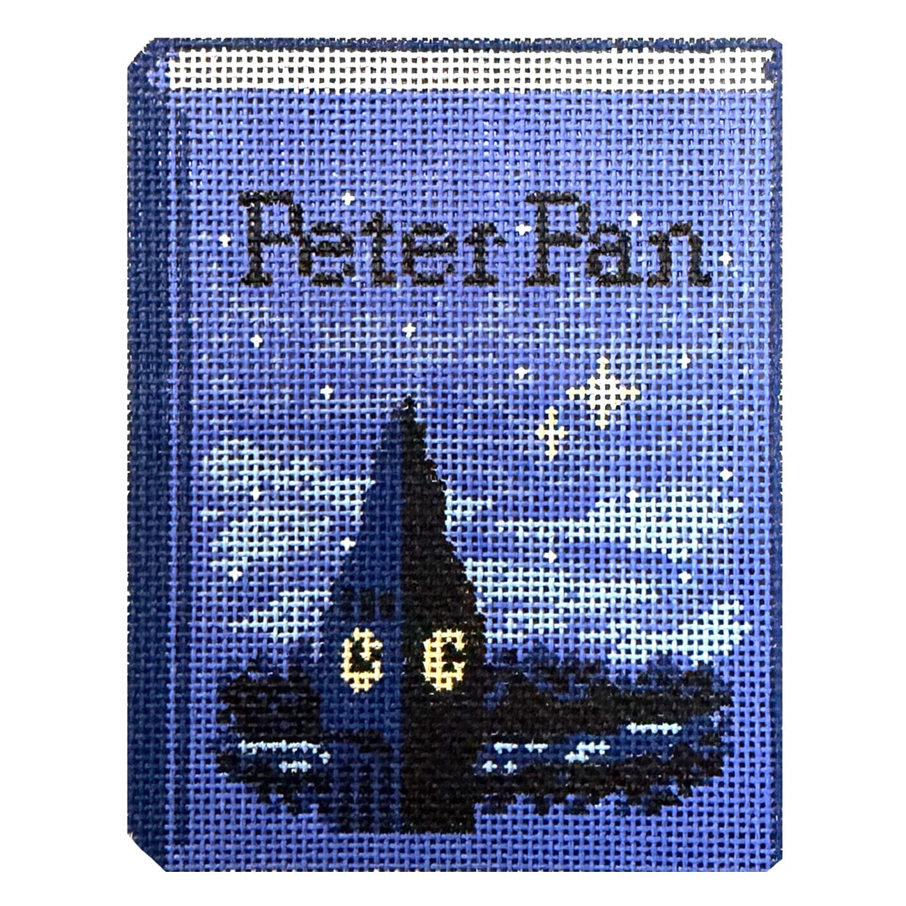 Peter Pan Book Painted Canvas The Gingham Stitchery - 1