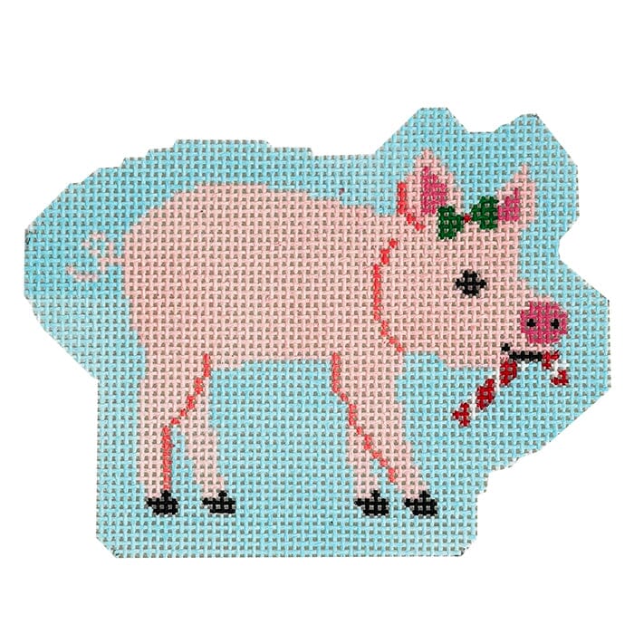 Needlepoint Kits, Pig shops Needlepoint, Needlepoint Pig Kit, Painted Needlepoint, Needlework Kits, Animals Needlepoint, Needlepoint Designs, Pigs