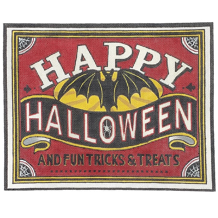 Pillow: Nostalgic Halloween Painted Canvas Painted Pony Designs