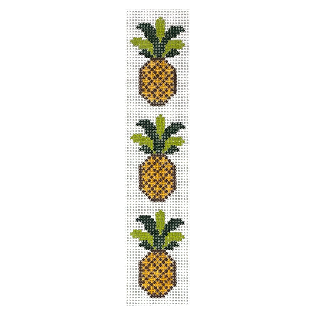 Pineapple Trio Bookmark Painted Canvas J. Child Designs - 1