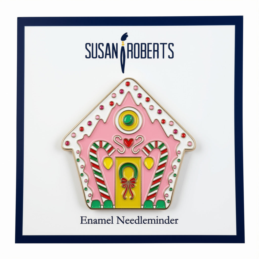 Pink, Gingerbread House Needleminder - 1