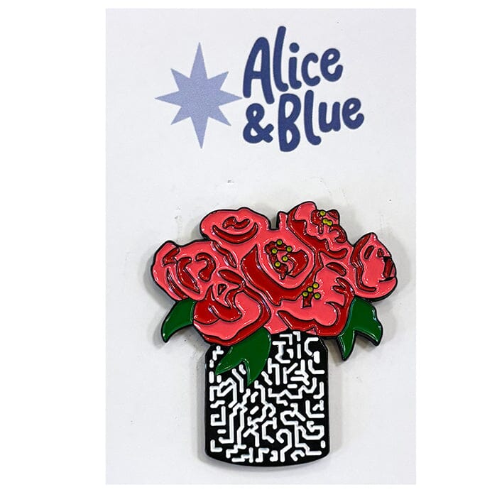 Pink Peonies Needleminder Accessories Alice & Blue