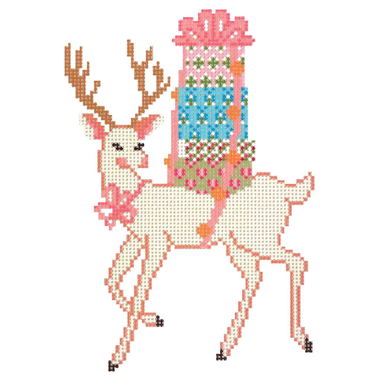 Present Deer Painted Canvas Penny & Penny and Company - 1