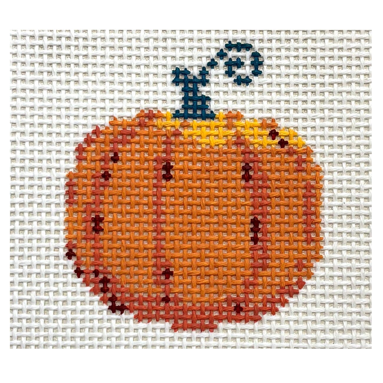 Pumpkin Mini Painted Canvas Arden Gray Co. - 1