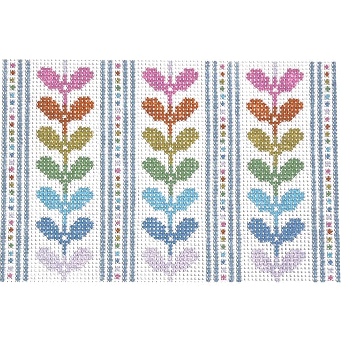 Rainbow Print Acrylic Purse Insert Painted Canvas Thorn Alexander - 1