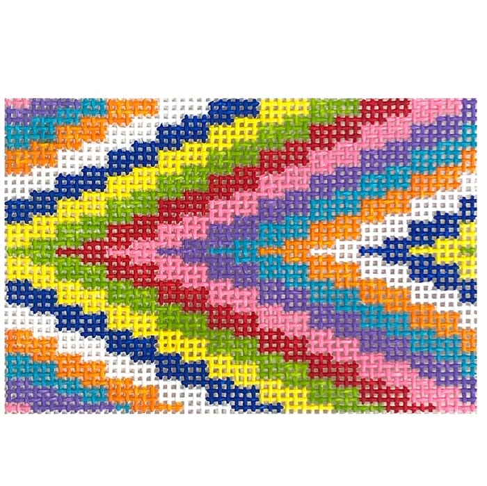 Rainbow V Mini Insert 2x3 Painted Canvas Mopsey Designs - 1
