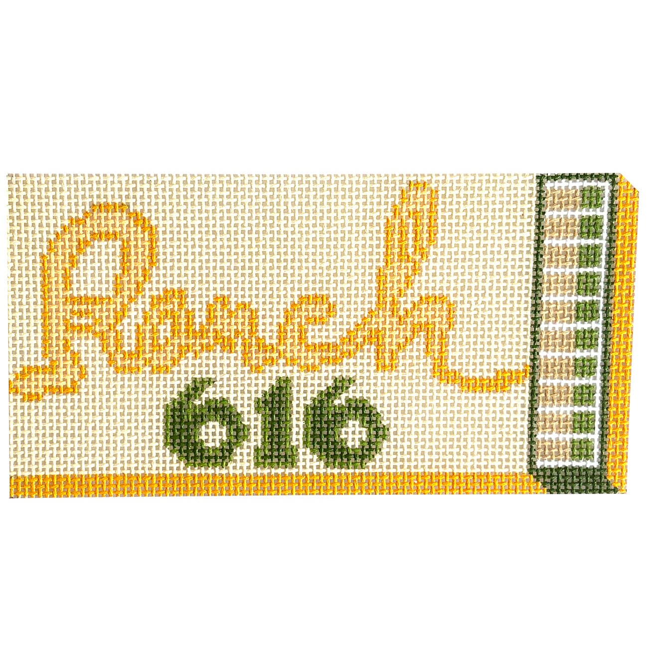 Ranch 616 Matchbox Ornament Painted Canvas Spruce Street Studio