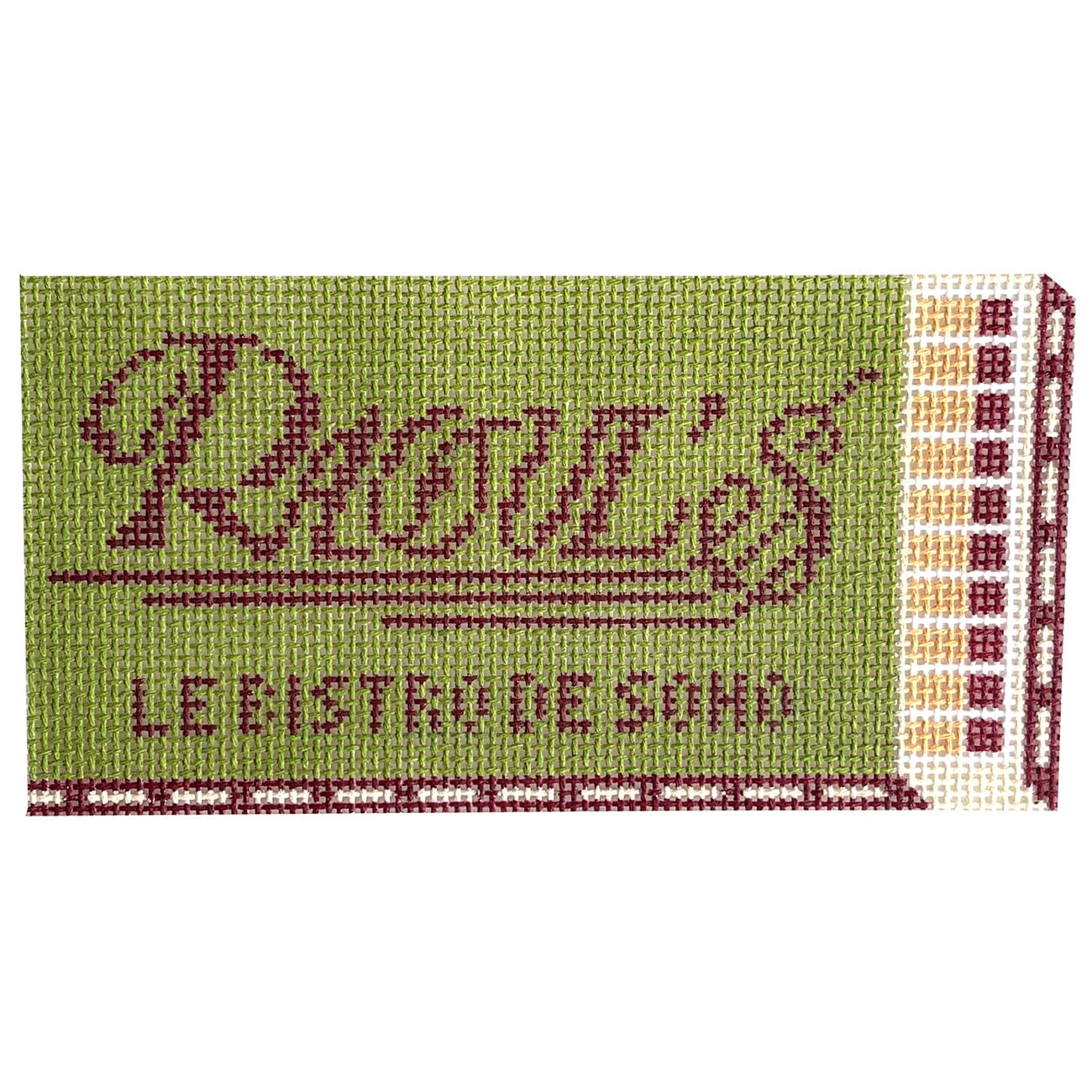 Raoul's Matchbox Ornament Painted Canvas Spruce Street Studio