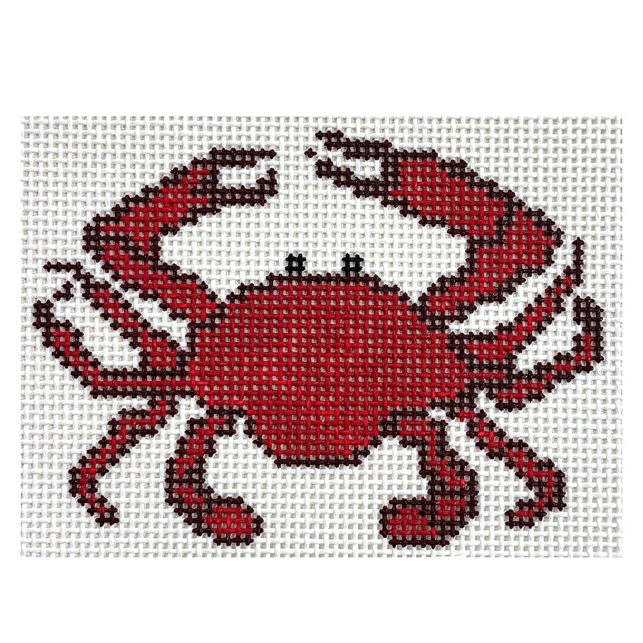 Red Crab on 13 Painted Canvas Ann Kaye Studio - 1