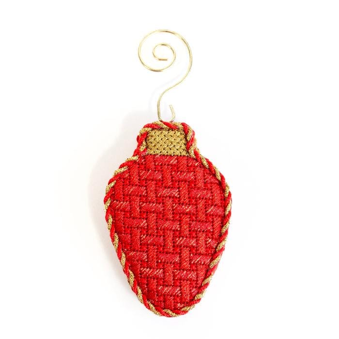 Red Lightbulb Kit Kits Needlepoint.Com