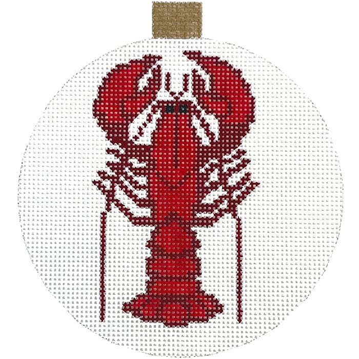 Red Lobster Ornament Painted Canvas Ann Kaye Studio
