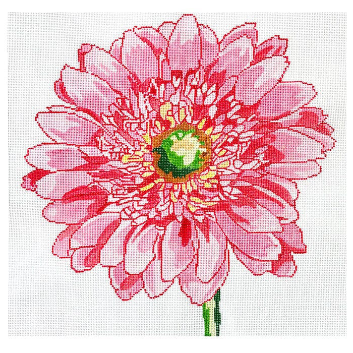 Regal Gerber Daisy Painted Canvas Jean Smith - 1