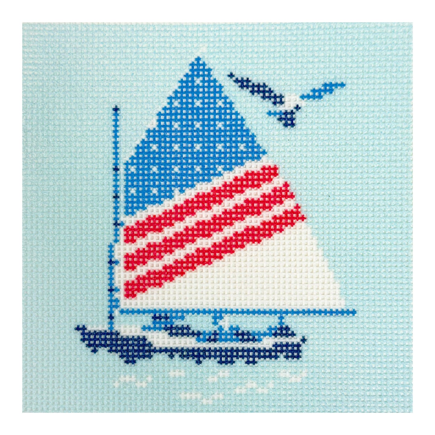 Regatta Coaster - US Flag Printed Canvas Kirk & Bradley