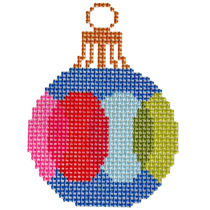 Retro A Printed Bauble Printed Canvas KCN Designers - 1