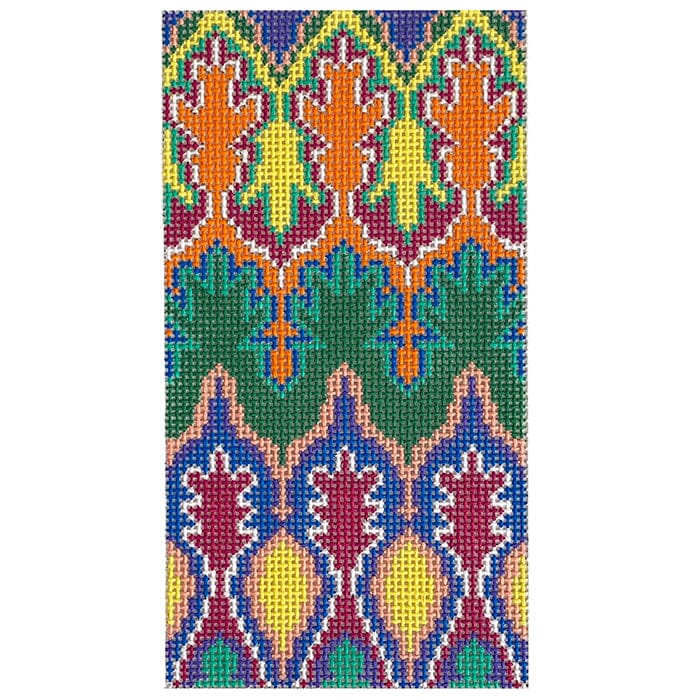 Retro Eyeglass Case Painted Canvas Anne Fisher Needlepoint LLC