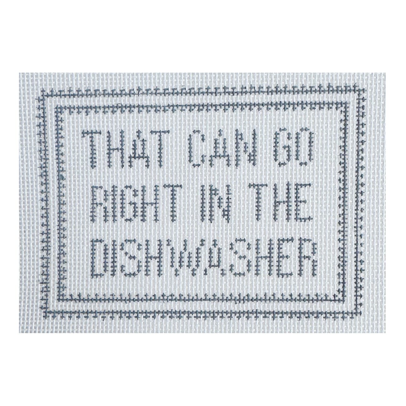 Right in the Dishwasher Painted Canvas Blueberry Point Canvas - 1