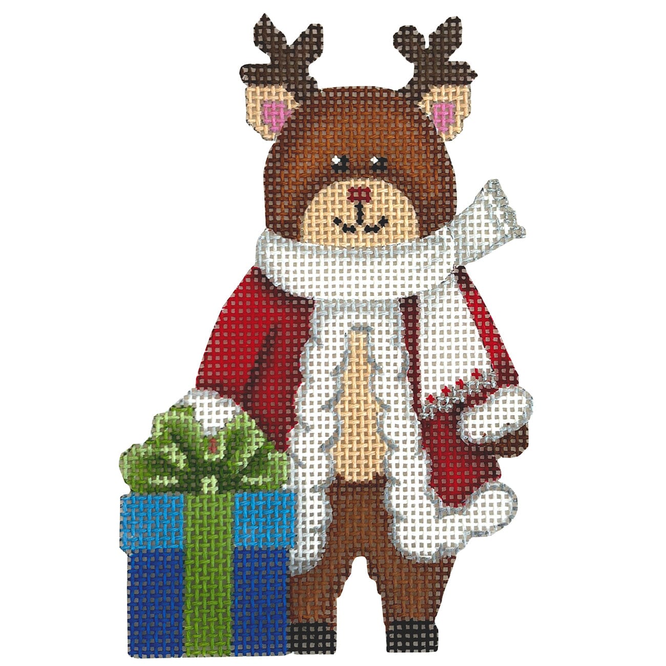 Robbie the Reindeer Printed Canvas Pepperberry Designs - 1