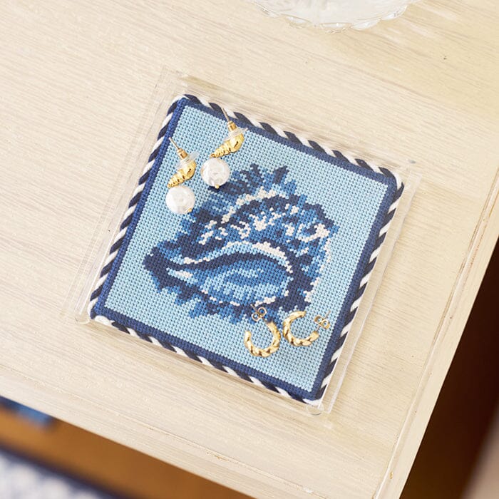 Rock Shell Coaster Printed Canvas Kirk & Bradley