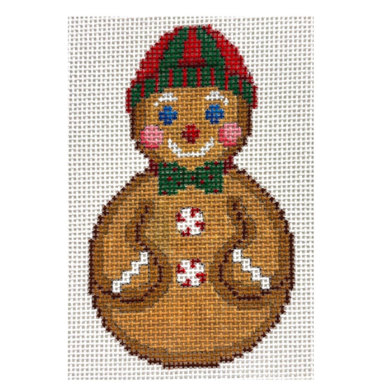 Roly Poly, Gingerbread Painted Canvas Susan Roberts Needlepoint Designs Inc. - 1