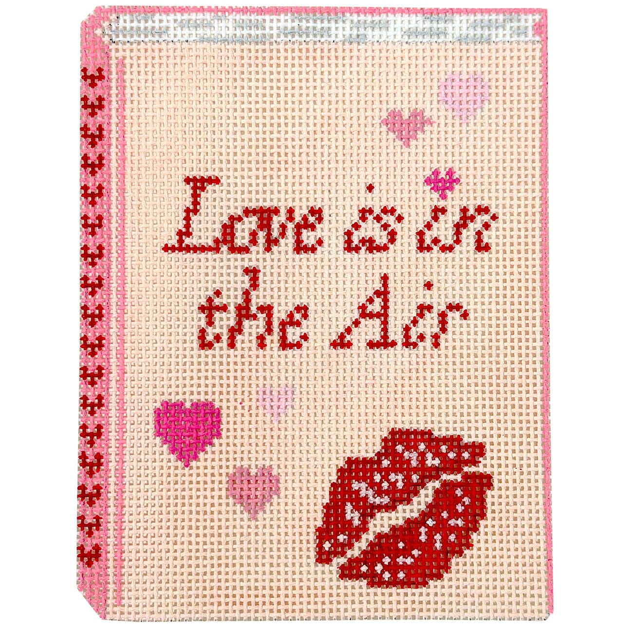 Romance Book Painted Canvas The Gingham Stitchery - 1