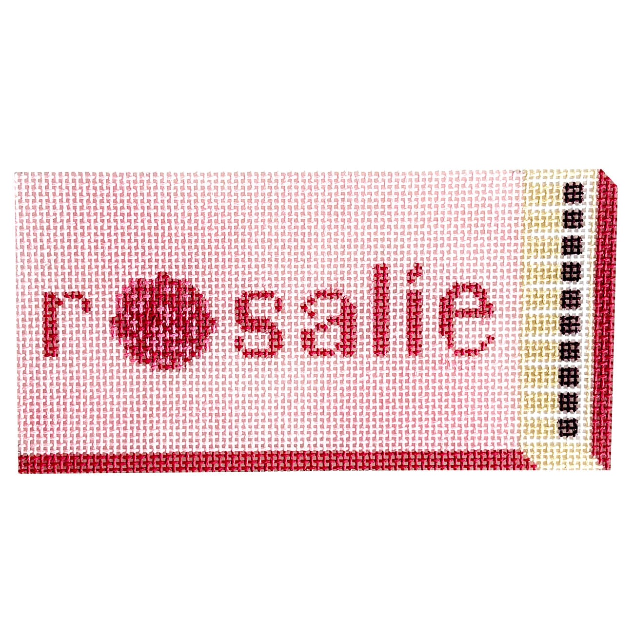 Rosalie Matchbox Ornament Painted Canvas Spruce Street Studio