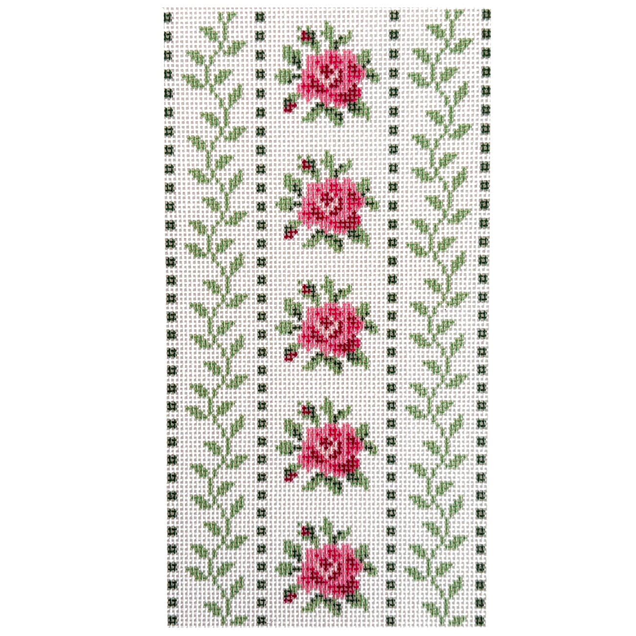 Roses & Vines Glasses Case Painted Canvas Maura Nolan Designs