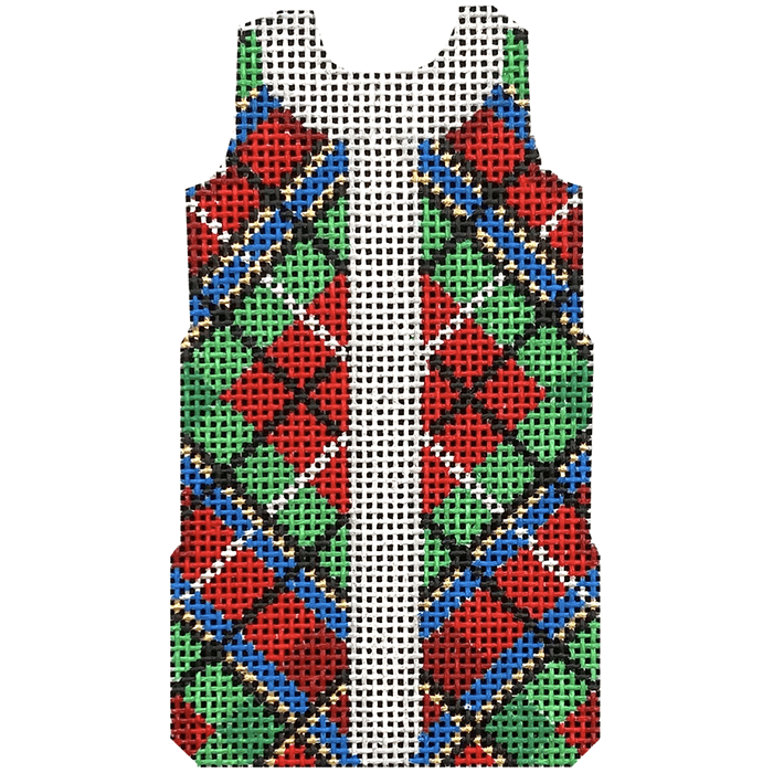 Royal Stewart Mini Shift Printed Canvas Two Sisters Needlepoint