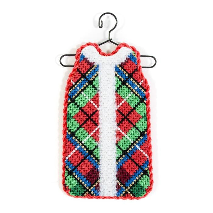 Royal Stewart Mini Shift with Stitch Guide Printed Canvas Two Sisters Needlepoint