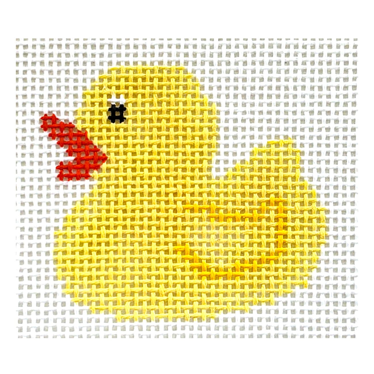 Rubber Duck Mini Yellow Painted Canvas MF Needlepoint - 1
