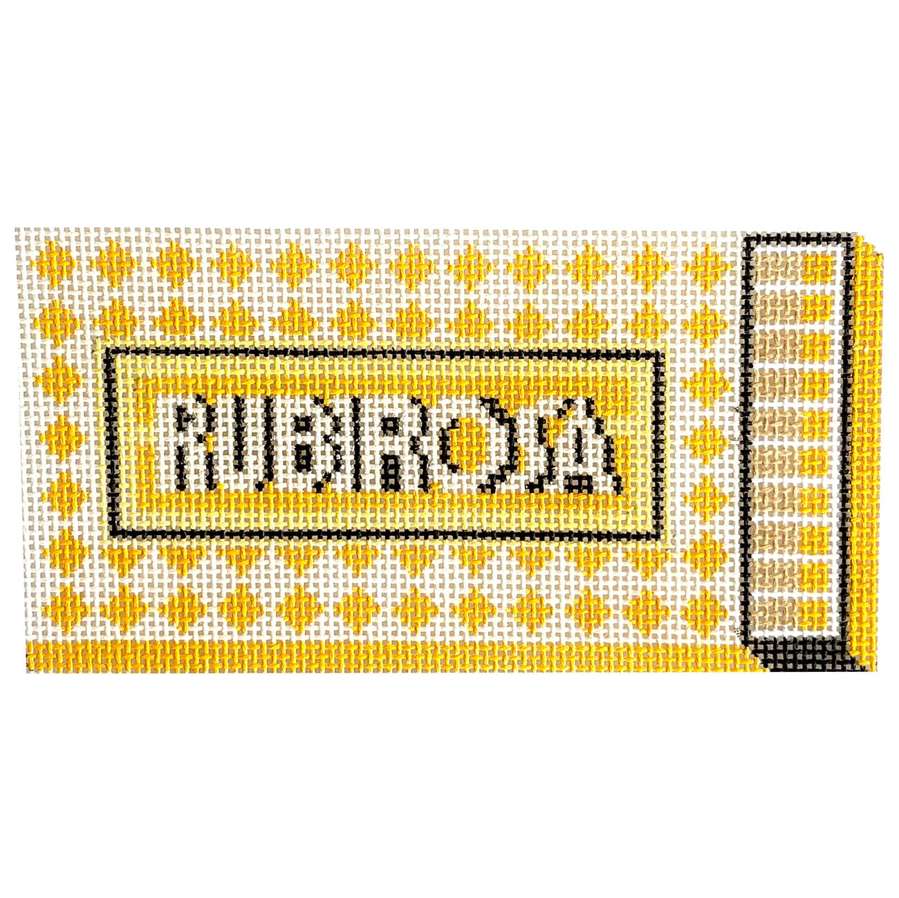 Rubirosa Matchbox Ornament Painted Canvas Spruce Street Studio