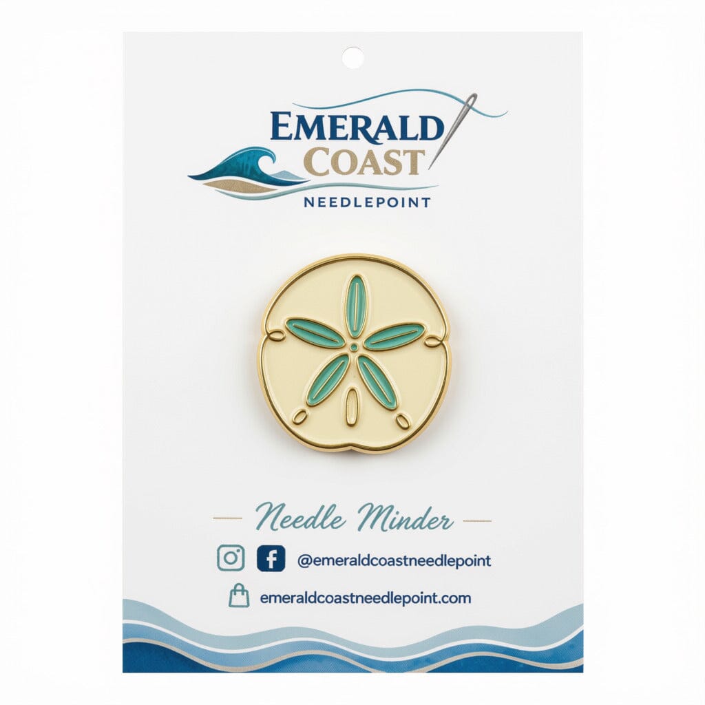 Sand Dollar Needle Minder Accessories Emerald Coast Needlepoint - 1